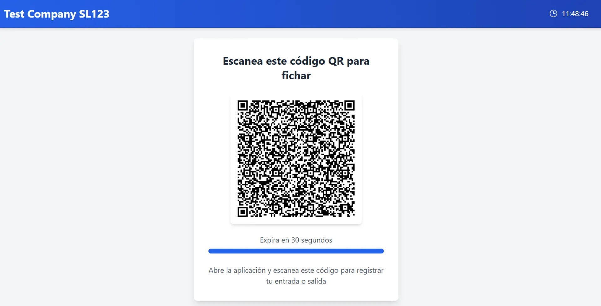 Sistema de registro QR